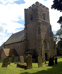 The church from the north-west August 2007